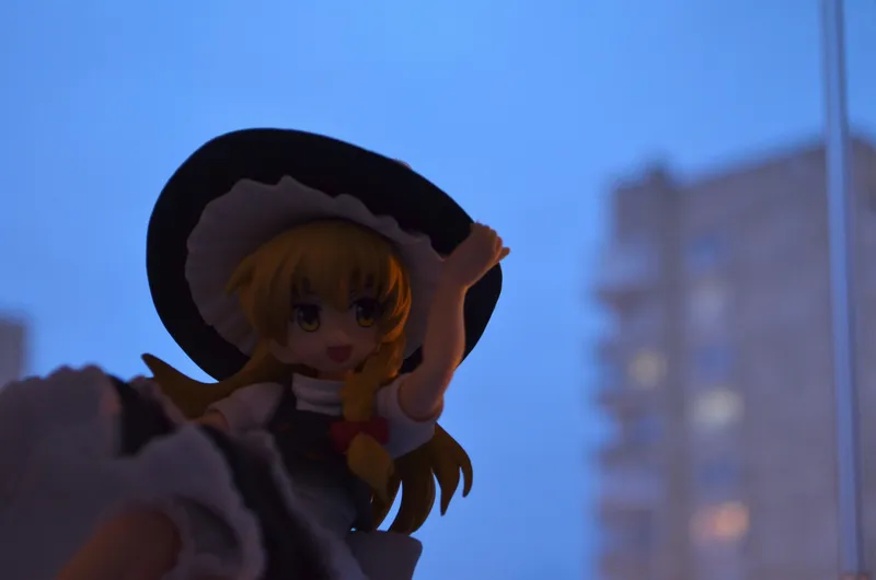 Anime Witch Figure Evening Anime wallpaper