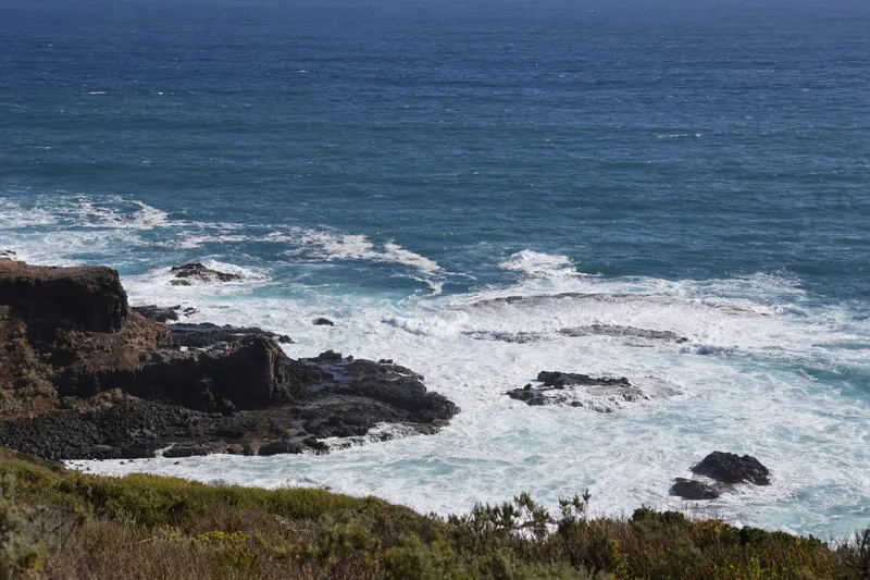 Blue Rocky Coastline Nature wallpaper