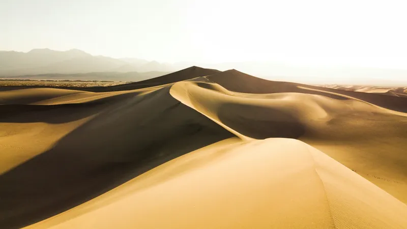 Death Valley Sand Dunes Nature wallpaper