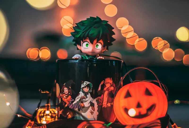 Deku Halloween Anime Figure Anime wallpaper