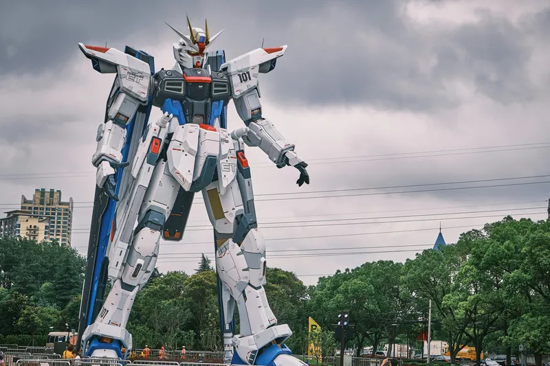 Gundam Outdoor Cloudy Sky Anime wallpaper