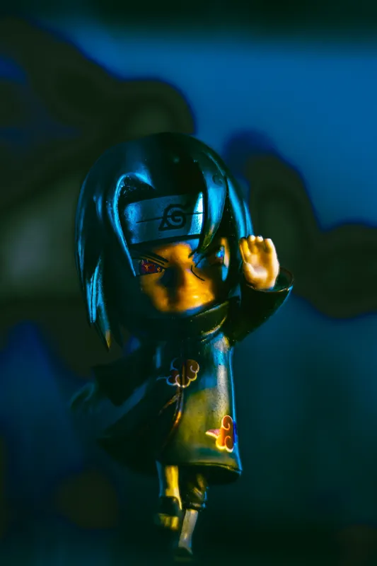 Itachi Chibi Blue Light Anime wallpaper