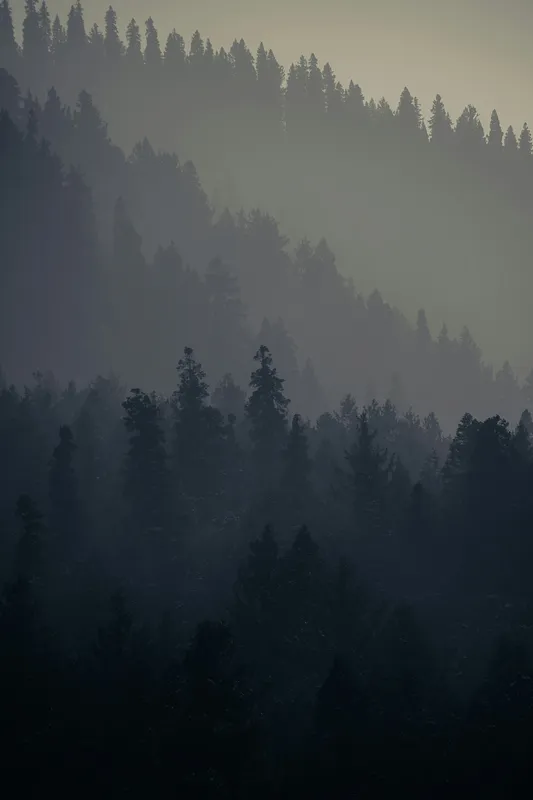 Minimal Misty Landscape 012 Minimal wallpaper