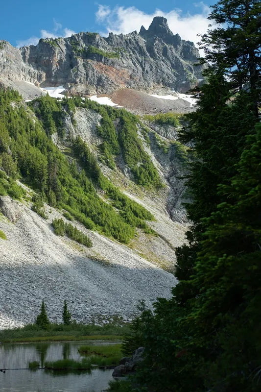Mount Rainier Alpine Lake Nature wallpaper
