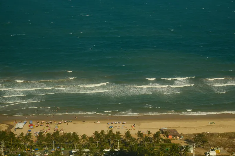Mui Ne Ocean Waves Palm Beach Nature wallpaper