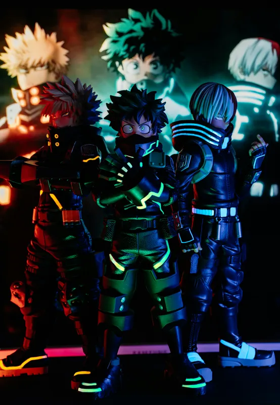 My Hero Academia Neon Figures Anime wallpaper