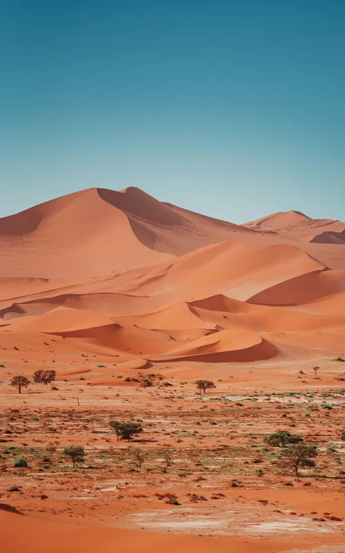 Namibia Desert Sand Dunes Nature wallpaper