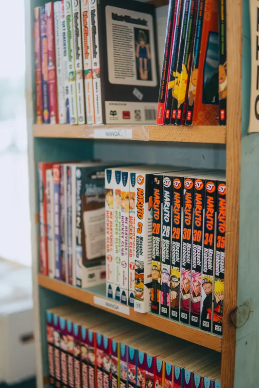 Naruto Manga Bookshelf Anime wallpaper