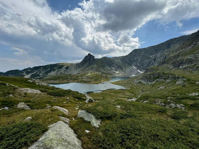 Rila Lakes Dramatic Clouds Nature wallpaper