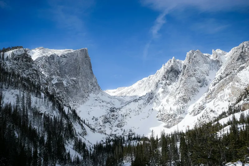 Rocky Mountain Snow Range Nature wallpaper