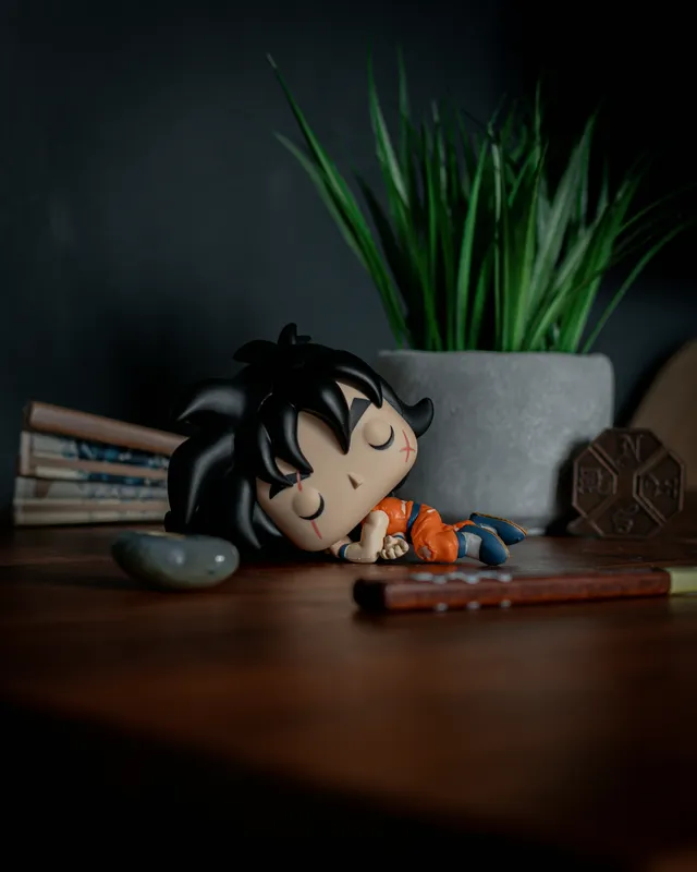 Sleeping Goku Desk Figure Anime wallpaper