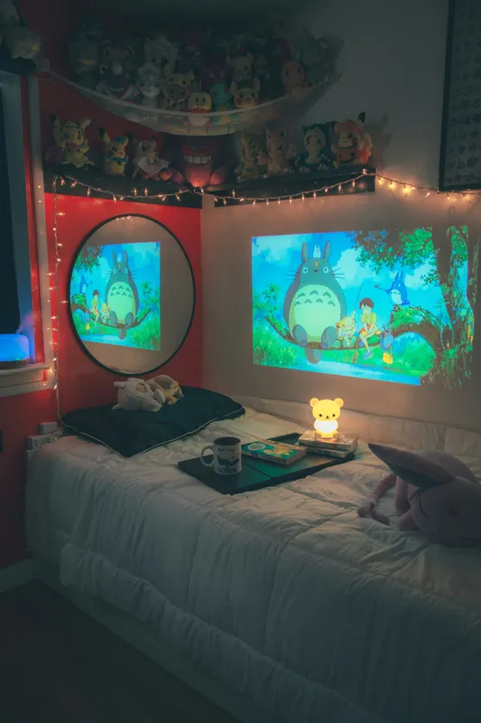 Totoro Bedroom Projection Anime wallpaper