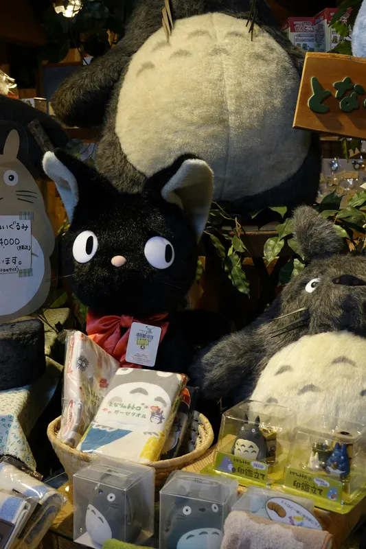 Totoro Jiji Merch Display Anime wallpaper