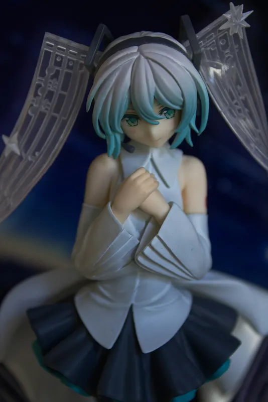 White Teal Haired Anime Figurine Anime wallpaper