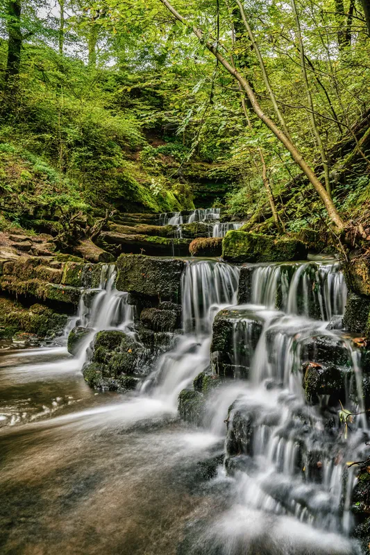 Yorkshire Secret Waterfall Nature wallpaper