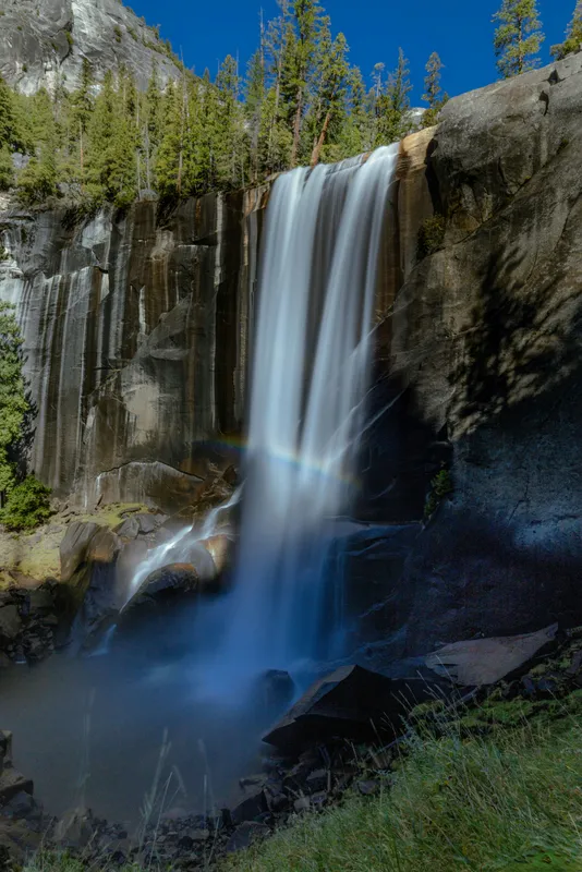 Yosemite Waterfall Rainbow Nature wallpaper
